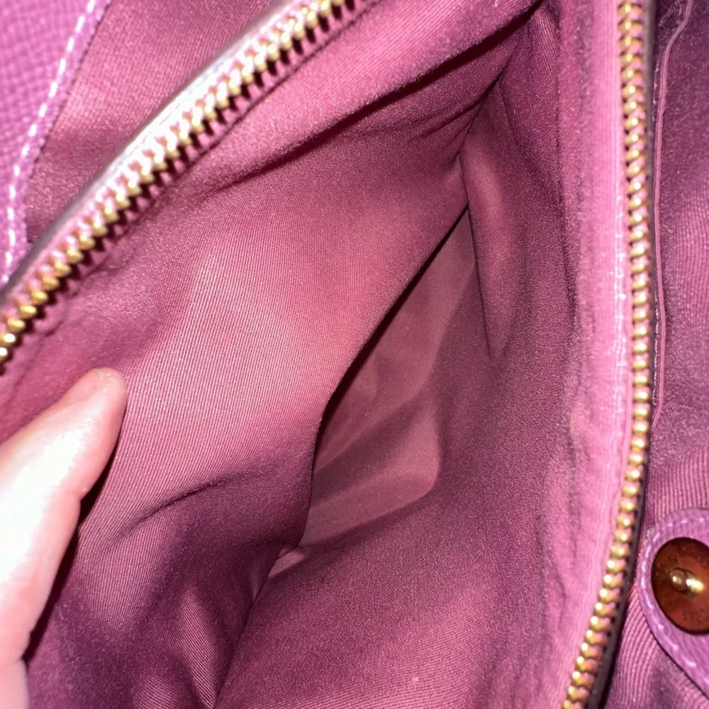 Coach Casey Pink Leather Tote with Gold Logo Hardware - Picture 9 of 11